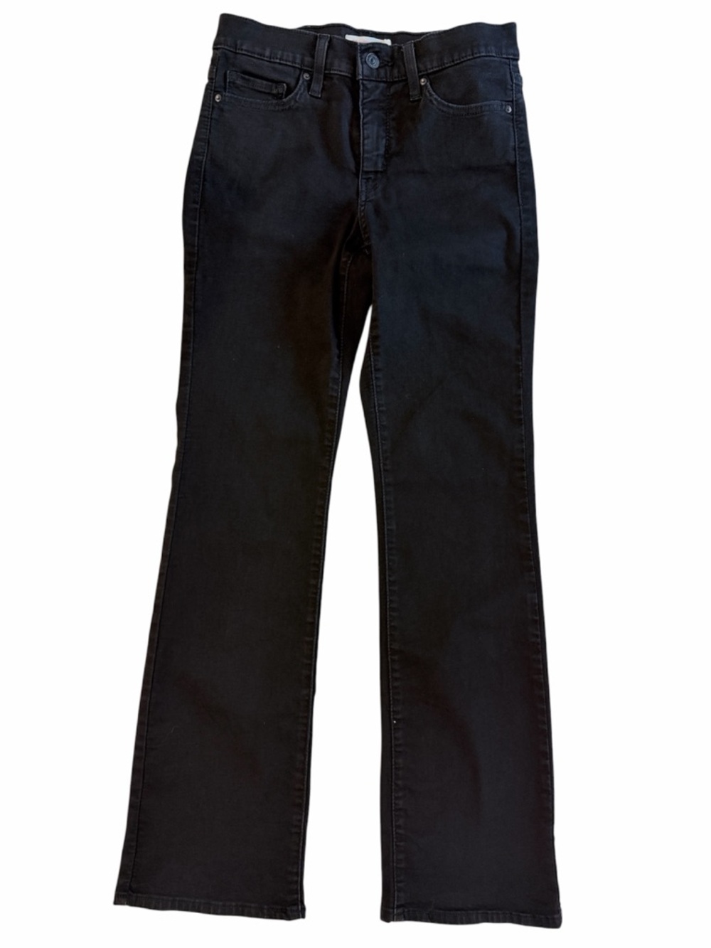 Levi's 315‎ Shaping Bootcut Jeans Soft Black Womens Size 28